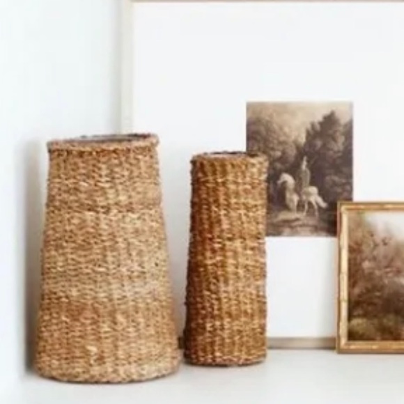 McGee & Co Accents Mcgee Co Set Of 2 Rattan Vases Poshmark